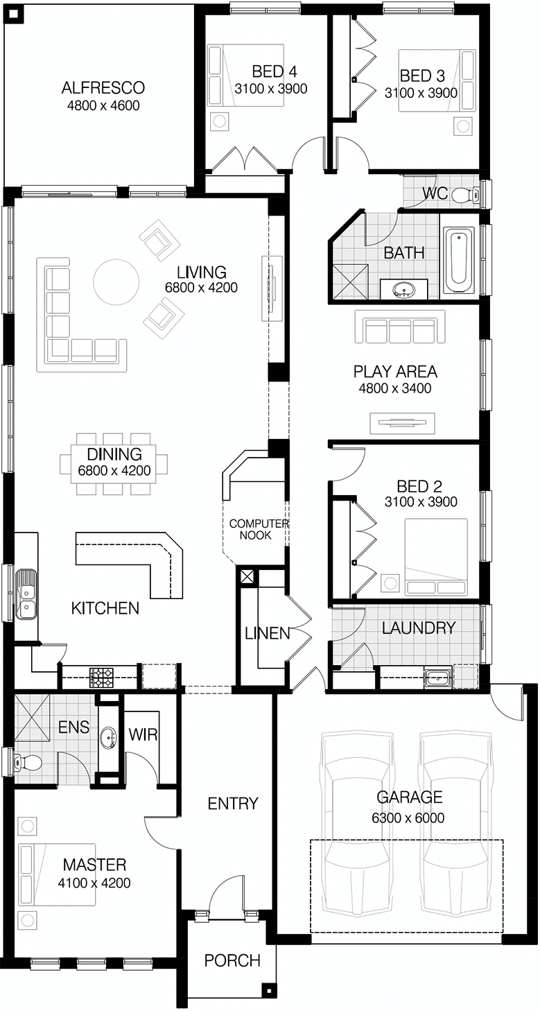 The Madison 249 Floorplan